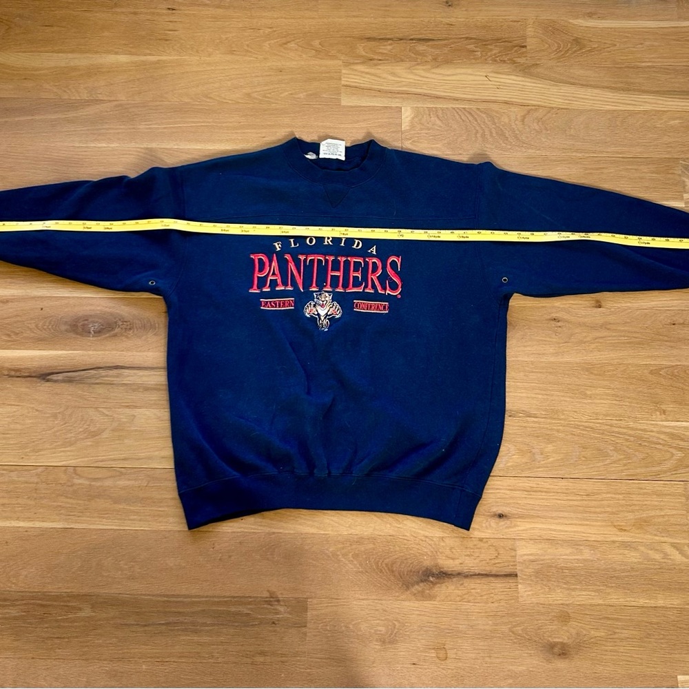 Florida Panthers Navy Blue Sweatshirt - Picture 6 of 7
